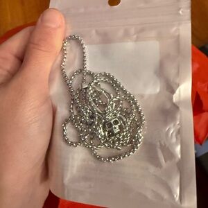 Silver Skull Necklace